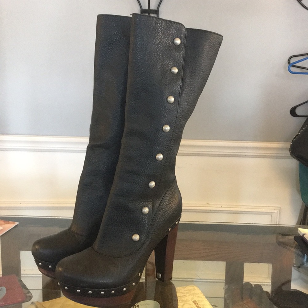 UGG leather platform boots